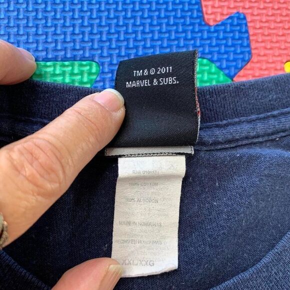 Marvel Mad Engine Captain America shield t-shirt short sleeve men's size XXL - Picture 4 of 4